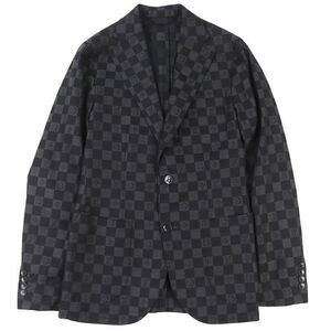 louis Vuitton 23SS 100% Wool Damier Napolitana Jacket Single Tailored Jacket